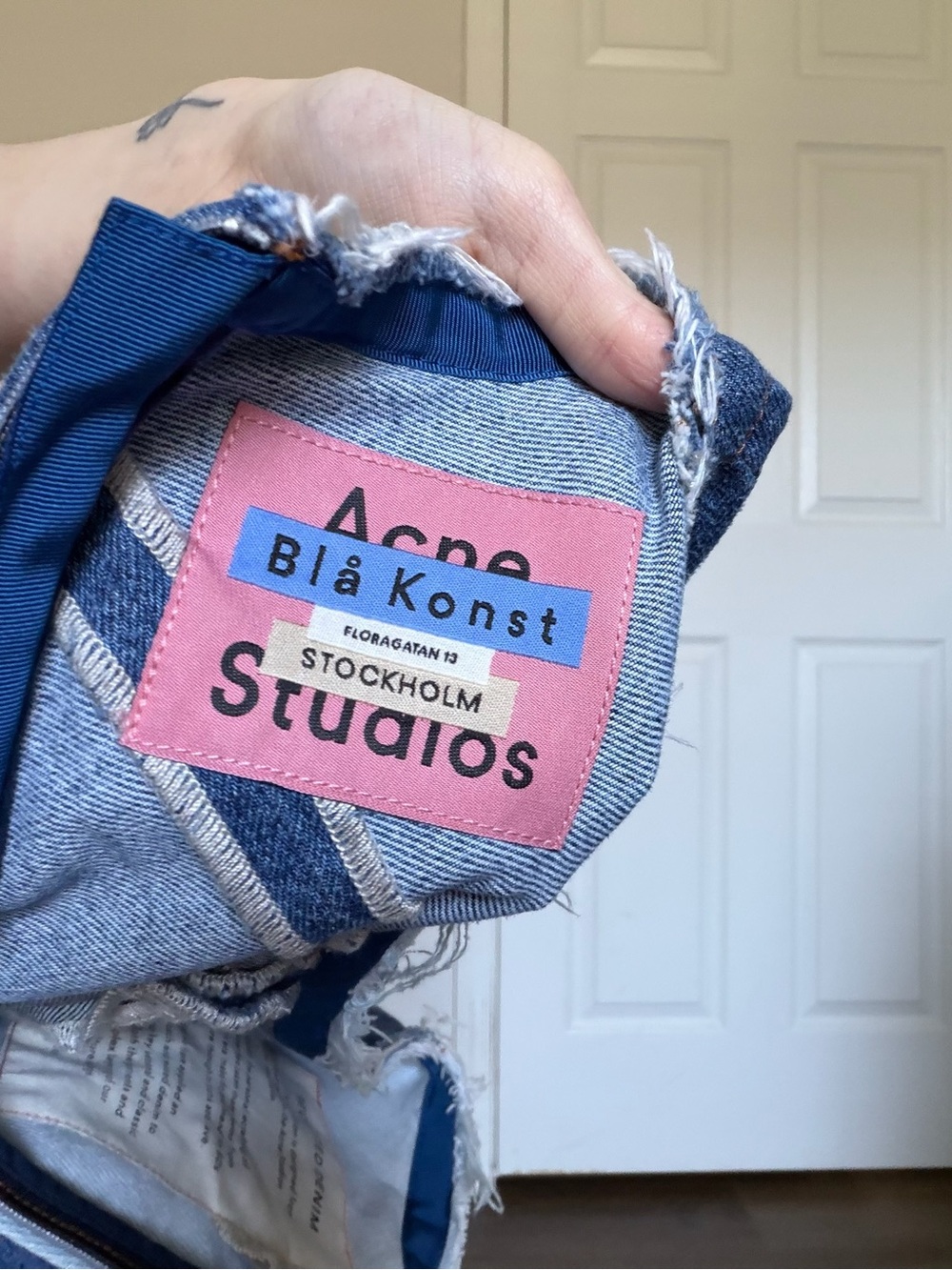 Acne Studios Denim Patchwork Mini Dress Small - Picture 8 of 8